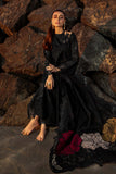 3 Piece Unstitched Heavy Embroidered Chickan Kari Lawn Suit with Four Sided Embroidered Organza Dupatta KH2640