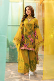 3 Piece Unstitched Digital Printed Lawn Suit with Fine Printed Lawn Dupatta MB484