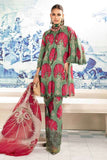 3 Piece Unstitched Heavy Embroidered Pure Lawn Suit with Fine Printed Lawn Dupatta MB74