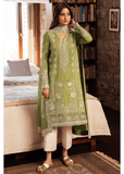 3 Piece Unstitched Heavy Embroidered Pure Lawn Suit with Heavy Embroidered Lawn Dupatta ZL2525