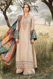 3 Piece Unstitched Heavy Embroidered Lawn Suit with Fine Printed Lawn Dupatta MB2580