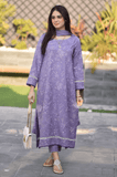 3 Piece Unstitched Heavy Embroidered Pure Lawn Suit with Heavy Embroidered Chiffon Dupatta BR2575