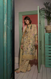 3 Piece Unstitched Embroidered Pure Lawn Suit with Fine Printed Silk Dupatta SN18