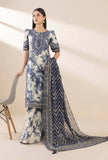 3 Piece Unstitched Embroidered Lawn Suit with Printed Lawn Dupatta SP500