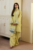 3 Piece Unstitched Heavy Embroidered Lawn Suit with Four Sided Embroidered Chiffon Dupatta ZS2635