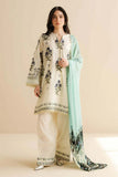 3 Piece Unstitched Digital Printed Lawn Suit with Fine Printed Lawn Dupatta CO492