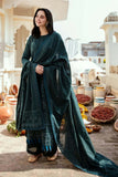 3 Piece Unstitched Heavy Embroidered Dhanak Suit with Four-sided Embroidered Dhanak Shawl MB-935