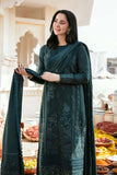 3 Piece Unstitched Heavy Embroidered Dhanak Suit with Four-sided Embroidered Dhanak Shawl MB-935