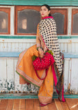 3 Piece Unstitched Heavy Embroidered Dhanak Suit with Printed Woolen Shawl HR-920