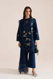 3 Piece Unstitched Heavy Embroidered Dhanak Suit with Four-sided Embroidered Dhanak Shawl SP-985