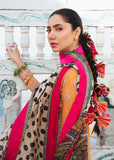 3 Piece Unstitched Heavy Embroidered Dhanak Suit with Printed Woolen Shawl HR-920
