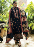 3 Piece Unstitched Heavy Embroidered Dhanak Suit with Printed Woolen Shawl AJ-980