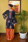 2 Piece Unstitched Heavy Embroidered Dhanak Suit AL-945