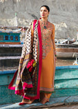3 Piece Unstitched Heavy Embroidered Dhanak Suit with Printed Woolen Shawl HR-920