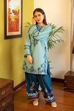 2 Piece Unstitched Heavy Embroidered Dhanak Suit