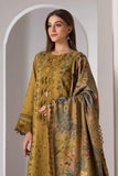 3 Piece Unstitched Heavy Embroidered Pure Lawn Suit with Printed Lawn Dupatta SN59
