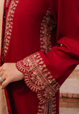 3 Piece Unstitched Heavy Embroidered Dhanak Suit with Embroidered Dhanak Wool Shawl ZK-970