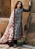 3 Piece Unstitched Heavy Embroidered Dhanak Suit with Printed Woolen Shawl HR-720