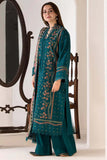 3 Piece Unstitched Heavy Embroidered Pure Lawn Suit with Printed Poly Lawn Dupatta SN61