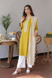 3 Piece Unstitched Heavy Embroidered Dhanak Suit with Dhanak Wool Plain Dyed Shawl AS 30