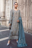 3 Piece Unstitched Heavy Embroidered Dhanak Suit with Heavy Embroidered Dhanak Wool Shawl IZ775