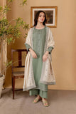 3 Piece Unstitched Heavy Embroidered Dhanak Suit with Embroidered Dhanak Shawl RP-600