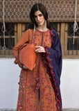 3 Piece Unstitched Heavy Embroidered Dhanak Suit with Heavy Embroidered Dhanak Shawl MB610