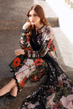 3 Piece Unstitched Embroidered Khaddar Suit with Printed Khaddar Dupatta BQ-36