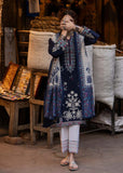 3 Piece Unstitched Heavy Embroidered Dhanak Suit with Printed Woolen Shawl AK-905