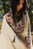 3 Piece Unstitched Heavy Embroidered Dhanak Suit with Heavy Embroidered Dhanak Shawl AJ-630