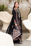 3 Piece Unstitched Heavy Embroidered Dhanak Suit with Four-sided Embroidered Chiffon Dupatta QL-2655