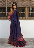 3 Piece Unstitched Heavy Embroidered Dhanak Suit with Heavy Embroidered Dhanak Shawl MB610