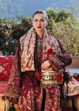 3 Piece Unstitched Heavy Embroidered Dhanak Suit with Heavy Embroidered Dhanak Shawl HR-890