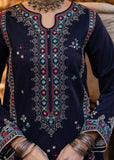 3 Piece Unstitched Heavy Embroidered Dhanak Suit with Printed Woolen Shawl AK-905