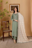 3 Piece Unstitched Heavy Embroidered Dhanak Suit with Embroidered Dhanak Shawl RP-600