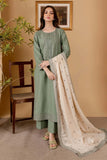3 Piece Unstitched Heavy Embroidered Dhanak Suit with Embroidered Dhanak Shawl RP-600