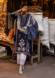 3 Piece Unstitched Heavy Embroidered Dhanak Suit with Printed Woolen Shawl AK-905